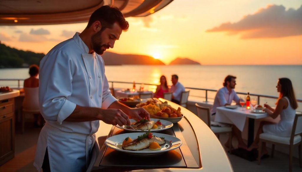 Fishing yacht charter destinations cuisine